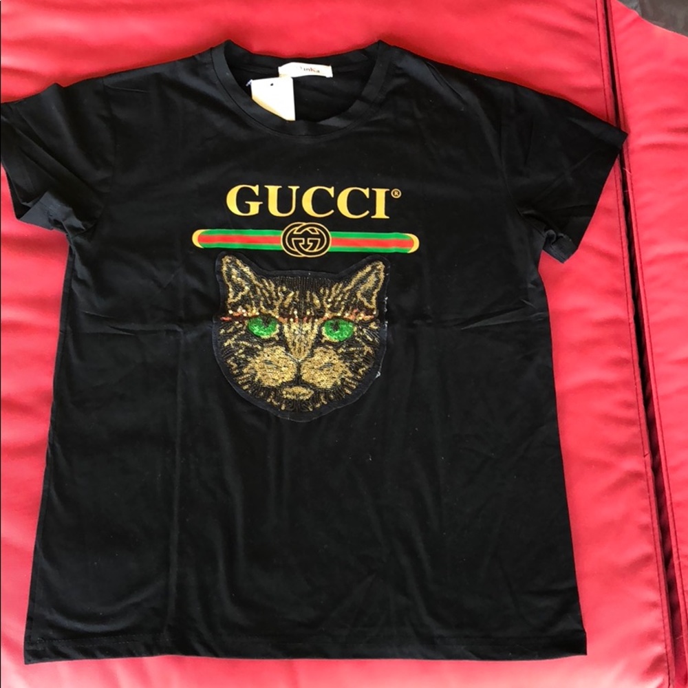 GG inspired t shirt Only in GRAY color